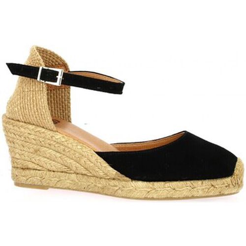 Espadrilles Espadrille cuir velours - Pao - Modalova