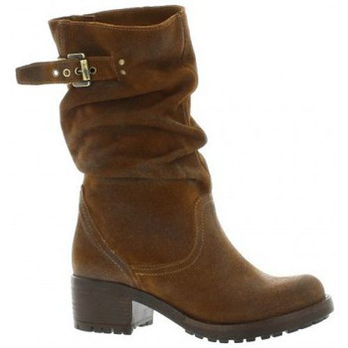 Boots Pao Mi-bottes cuir velours - Pao - Modalova