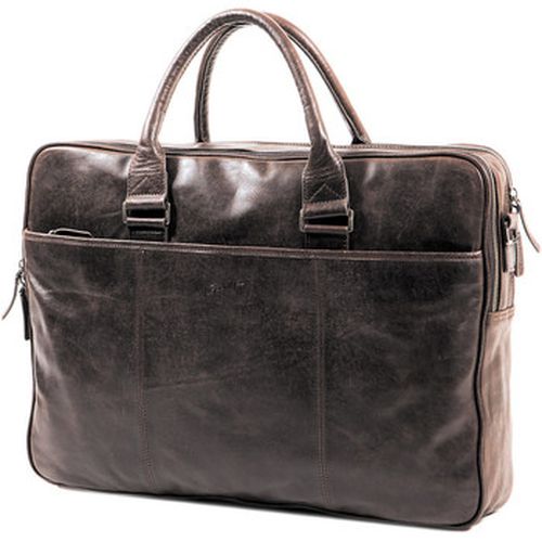 Sac ordinateur Porte-ordinateur 17" Outland Cuir De Vachette Vieilli GH 8381 - Gerard Henon - Modalova