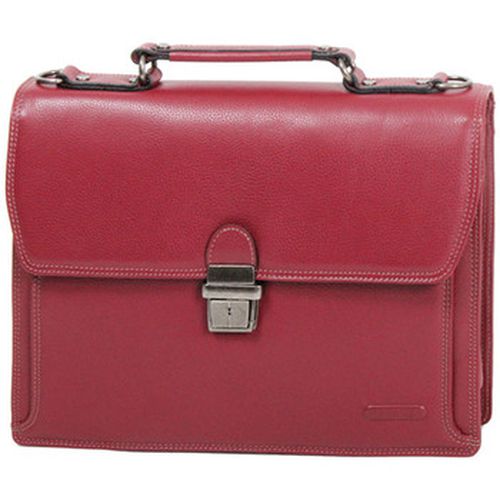 Porte document Cartable 1 Soufflet Cuir De Vachette Grainé K 69326 - Katana - Modalova