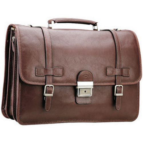 Porte document Cartable Cuir De Vachette Gras 3 Soufflets K 31039 - Katana - Modalova