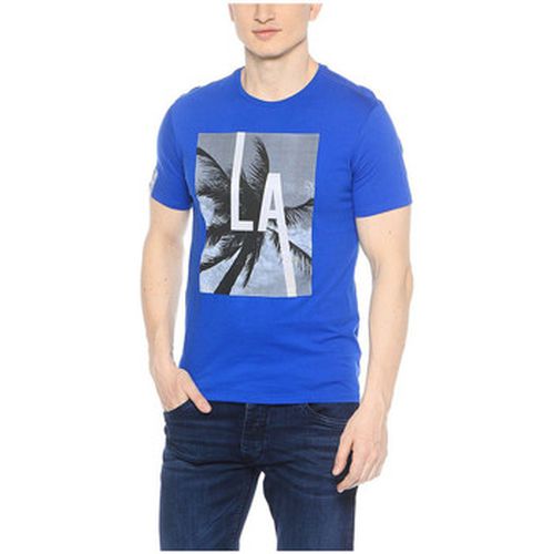 Polo T-Shirt Look Through Bleu - Guess - Modalova