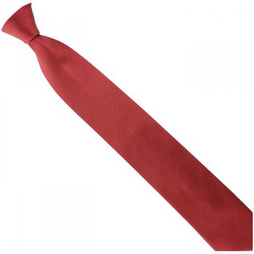 Cravates et accessoires cravate en soie unie bordeaux - Emporio Balzani - Modalova