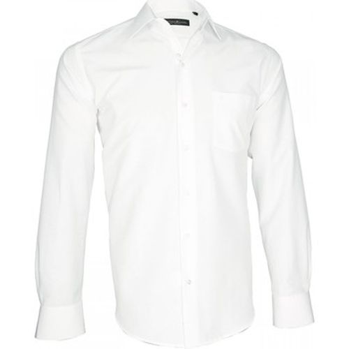 Chemise chemise fil a fil bianco - Emporio Balzani - Modalova