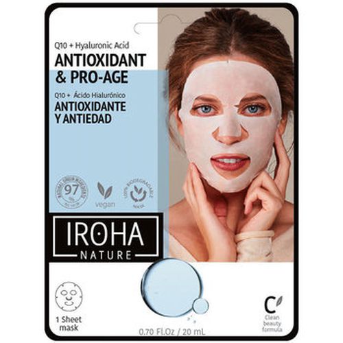 Masques Masque Visage En Tissu Anti-rides Q10 + Ha - Iroha Nature - Modalova
