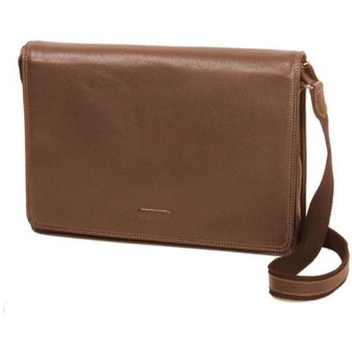 Sac bandoulière Besace A4 À Bandoulière En Cuir De Vachette Grainé K 69305 - Katana - Modalova