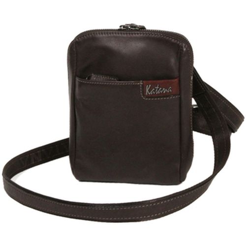 Sacoche Pochette Cuir De Vachette Sauvage K 81660 - Katana - Modalova