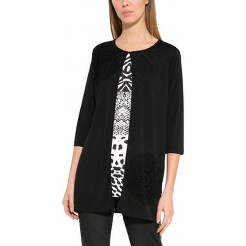 T-shirt T Shirt Bucarest Noir 17WWTKE0 - Desigual - Modalova