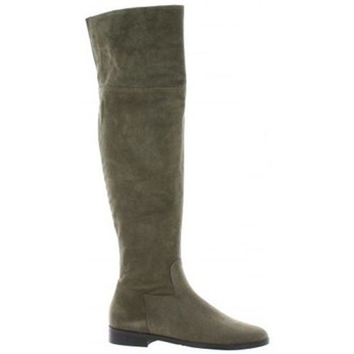 Bottes Genouilleres cuir velours - Pao - Modalova