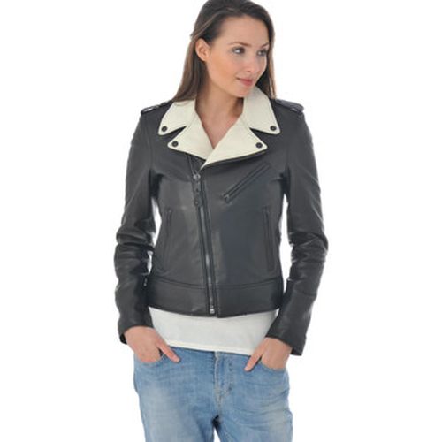 Veste LCW1601D BLACK OFF WHITE - Schott - Modalova