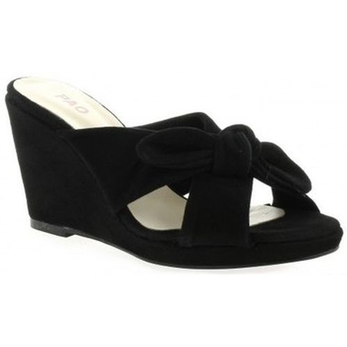 Mules Pao Nu pieds cuir velours - Pao - Modalova