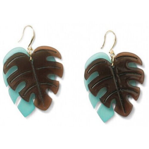 Boucles oreilles Boucles d oreilles Leaves Verde Aqua 18SAGO25 - Desigual - Modalova