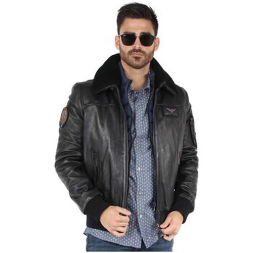 Blouson Blouson Redskins Rafal Ycon en cuir ref 42319 - Patrouille De France - Modalova