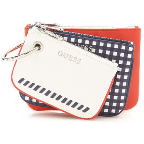 Pochette Ensemble de 3 pochettes Manolo Rouge/Blanc/Bleu - Guess - Modalova