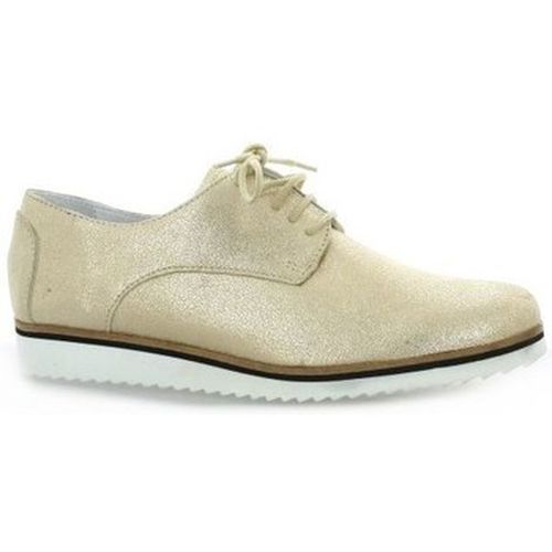 Derbies Derby cuir laminé sable - Elizabeth Stuart - Modalova