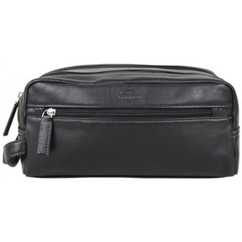 Sac de voyage Trousse de toilette en cuir souple SFF5613 Noir - Safari - Modalova