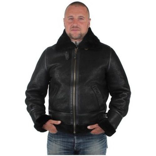 Blouson Bombardier en mouton retourné Ref 25766 - Schott - Modalova