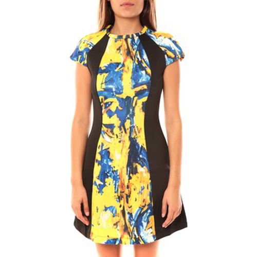 Robe courte Robe You You B8086 Jaune/Bleu - De Fil En Aiguille - Modalova