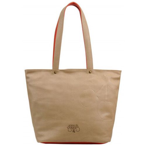 Sac Sac Elegance 2 Taupe/Mandarine - Le Temps des Cerises - Modalova