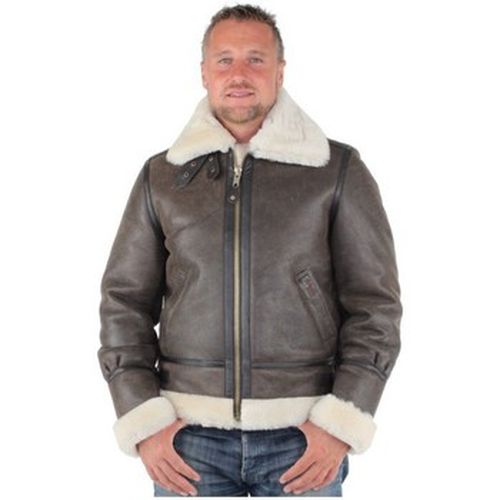 Blouson Bombardier en mouton retourné Ref 25766 - Schott - Modalova