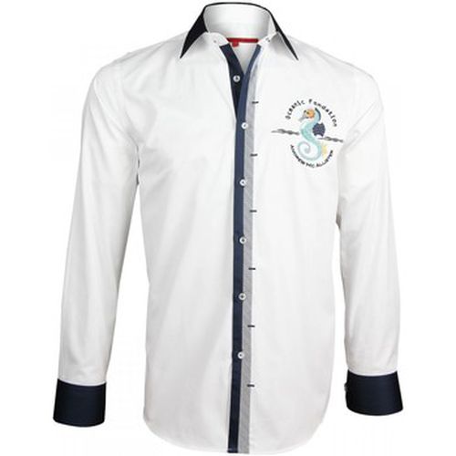 Chemise chemise brodee blue world - Andrew Mc Allister - Modalova