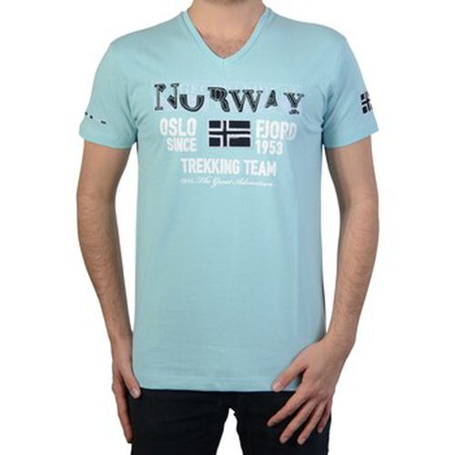 T-shirt T-Shirt Jopervik SS Men 100 Skyblue - Geographical Norway - Modalova