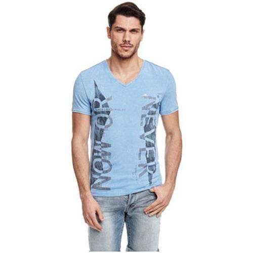 Polo Guess T-Shirt Message Bleu - Guess - Modalova
