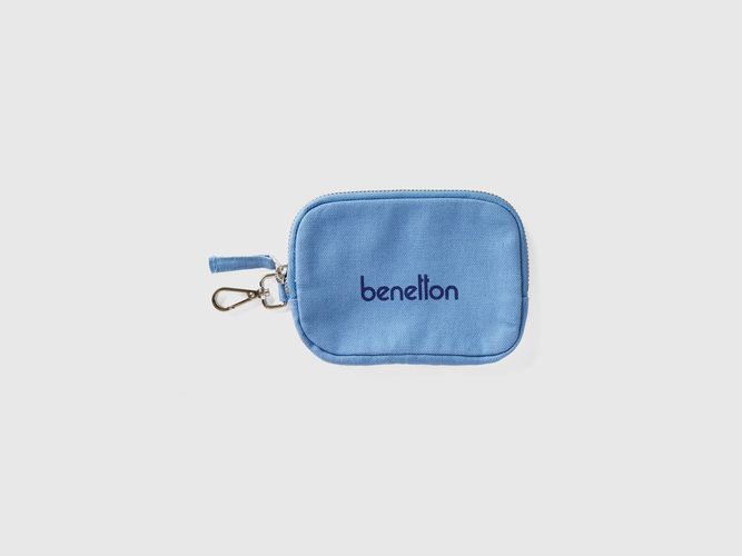 Benetton, Keychain And Coin Purse, taglia U, Azzurro, Donna - United Colors of Benetton - Modalova