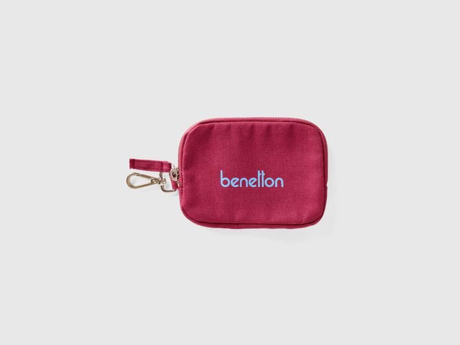 Benetton, Keychain And Coin Purse, taglia U, Bordeaux, Donna - United Colors of Benetton - Modalova