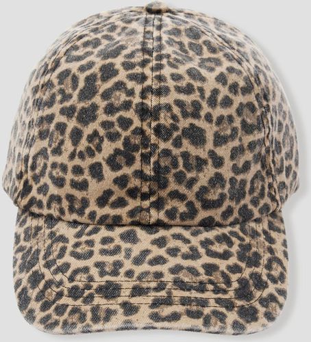 Casquette léopard Imprimé camel - Promod - Modalova