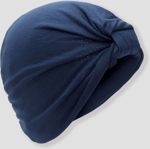 Bonnet-turban en jersey Marine - Promod - Modalova