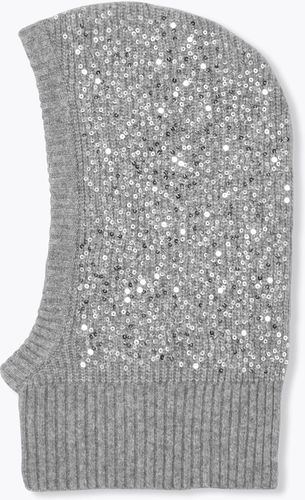 Cagoule à paillettes Gris Unique - Promod - Modalova