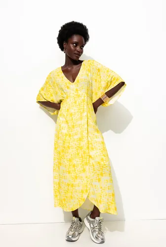 Robe longue imprimée Imprimé jaune 38 - Promod - Modalova