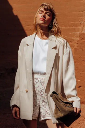 Veste de tailleur Beige 38 - Promod - Modalova