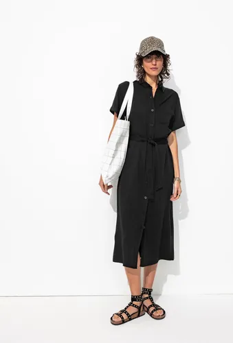 Robe-chemise mi-longue Noir 34 - Promod - Modalova