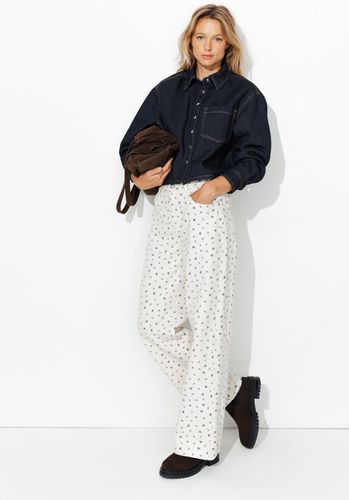 Chemise courte en jean Jean rinse XXL - Promod - Modalova