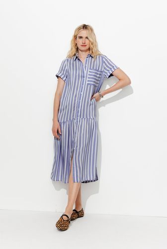 Robe-chemise rayée Rayé bleu 34 - Promod - Modalova