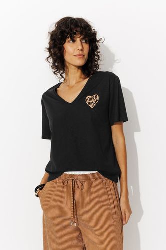 T-shirt à message Imprimé noir XS - Promod - Modalova