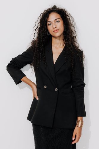 Veste de tailleur côtelée Noir 34 - Promod - Modalova