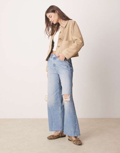 Veste courte en imitation daim - Noir Noir L female - Abercrombie & fitch - Modalova