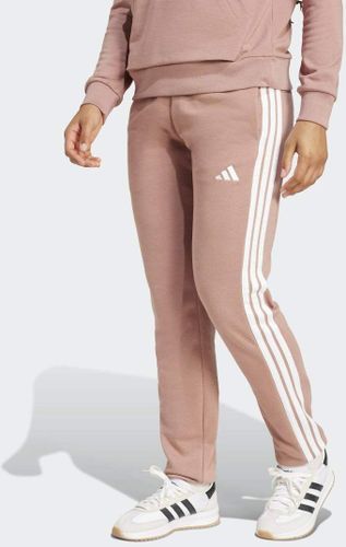 Essentials - Pantalon en tissu Ã©ponge resserrÃ© aux chevilles Ã  3 bandes - Argile chaud/blanc-Orange Orange 2XS female - Adidas Performance - Modalova