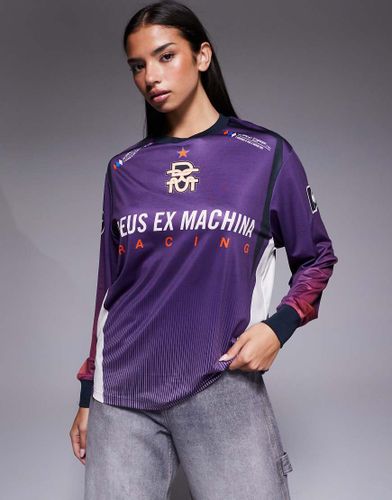 Renegade - Top manches longues style moto - Violet Violet XS female - Deus Ex Machina - Modalova