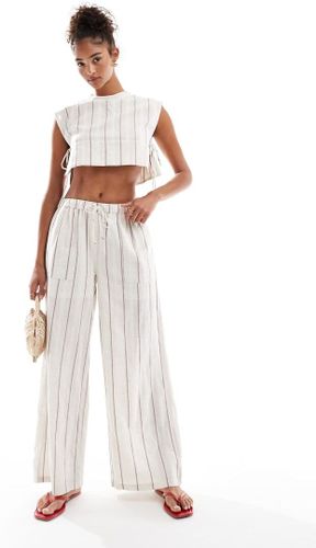 Pantalon ample d'ensemble Ã  rayures - Multicolore Multicolore M female - Native youth - Modalova