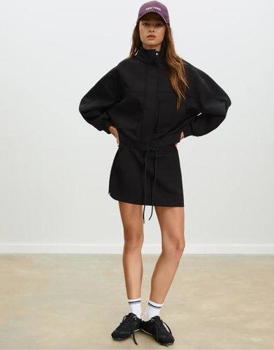 Jupe culotte Ã  lien de resserrage - Noir Noir S female - Stradivarius - Modalova