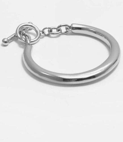 Pull & Bear - Bracelet chaÃ®ne rigide - ArgentÃ© ArgentÃ© M female - Pull&bear - Modalova
