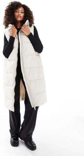 Doudoune longue sans manches - Taupe-Neutral Neutral L female - Vero moda - Modalova