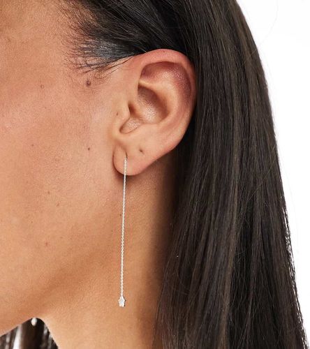 Boucles d'oreilles Ã©toile en argent massif avec pierre-ArgentÃ© ArgentÃ© No Size female - Kingsley Ryan - Modalova