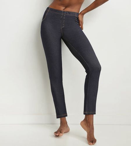 Legging effet jean Bleu Marine avec poches Relax &and Go Bleu 46/48 - Dim - Modalova