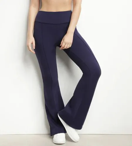 Pantalon de sport évasé en jersey stretch Bleu Move - Féminin - Taille XS Bleu XS - Dim - Modalova