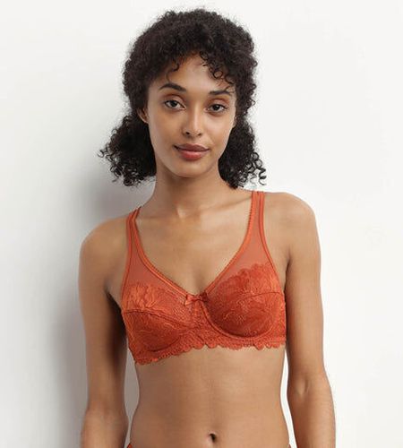 Soutien-gorge emboîtant en dentelle Ocre Generous Essentiel - Féminin - Taille 90D 90D - Dim - Modalova